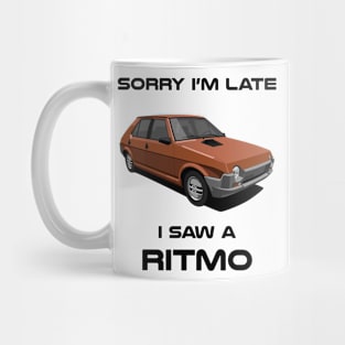 Sorry I'm Late Fiat Ritmo Mug